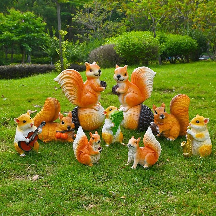 Катерица от смола – висяща градинска украса за външен двор, пасторален стил, Jun Hong