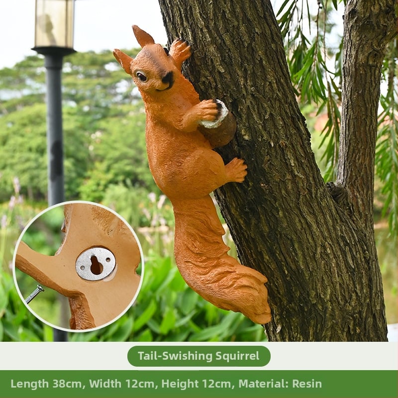 Катерица от смола – висяща градинска украса за външен двор, пасторален стил, Jun Hong