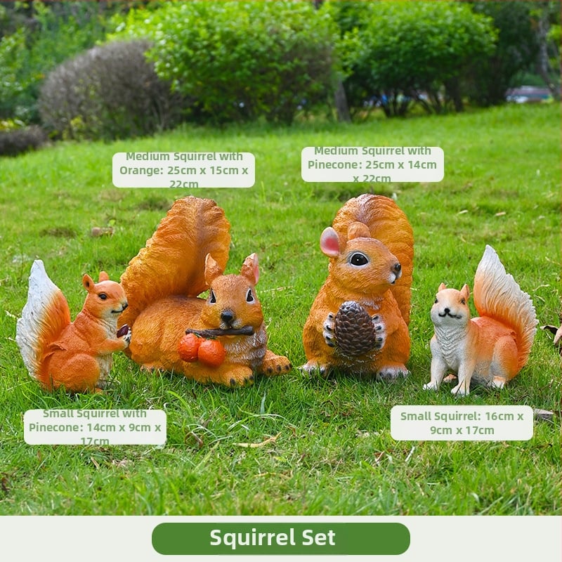 Катерица от смола – висяща градинска украса за външен двор, пасторален стил, Jun Hong