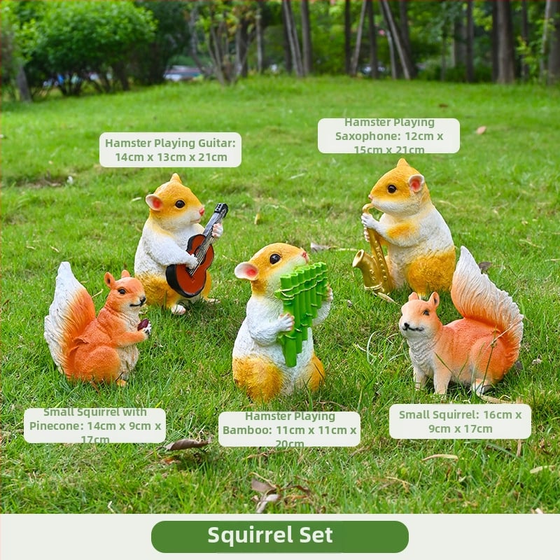 Катерица от смола – висяща градинска украса за външен двор, пасторален стил, Jun Hong