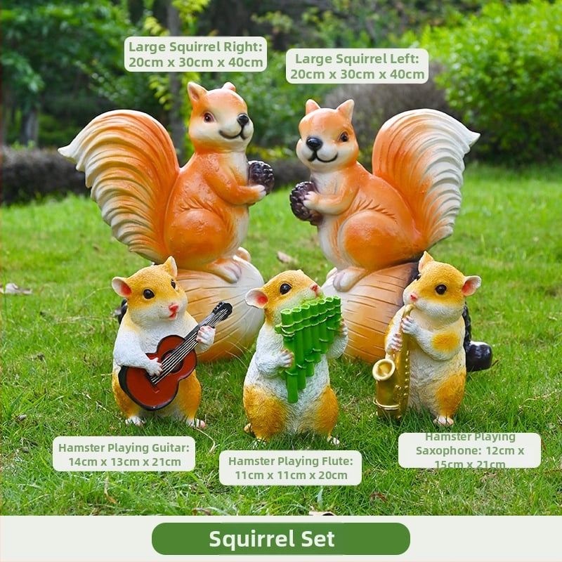 Катерица от смола – висяща градинска украса за външен двор, пасторален стил, Jun Hong