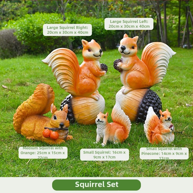 Катерица от смола – висяща градинска украса за външен двор, пасторален стил, Jun Hong