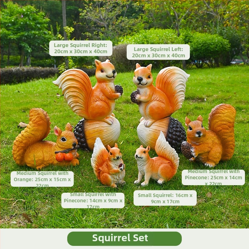 Катерица от смола – висяща градинска украса за външен двор, пасторален стил, Jun Hong