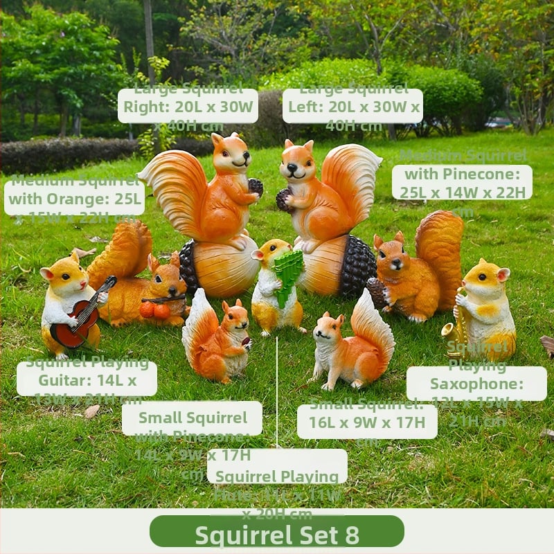 Катерица от смола – висяща градинска украса за външен двор, пасторален стил, Jun Hong