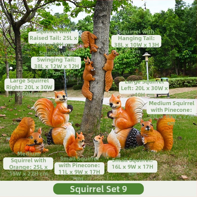 Катерица от смола – висяща градинска украса за външен двор, пасторален стил, Jun Hong