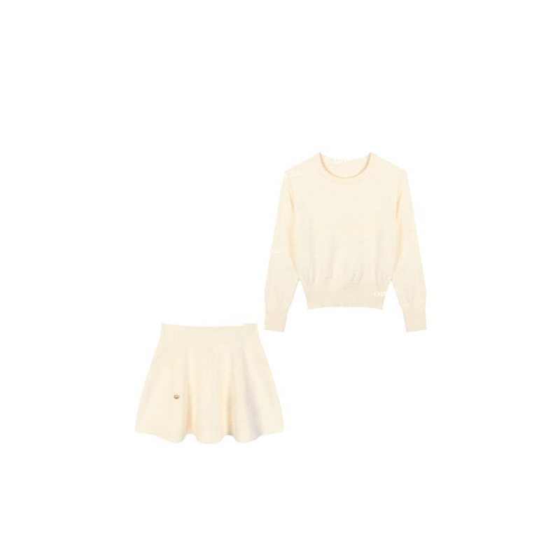 Női casual öltöny elegáns hölgy-stílusban, francia dizájn, poliészter anyag, téli szezon