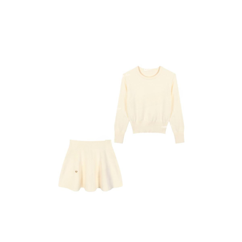 Női casual öltöny elegáns hölgy-stílusban, francia dizájn, poliészter anyag, téli szezon