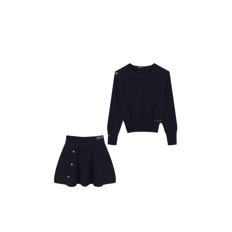 Női casual öltöny elegáns hölgy-stílusban, francia dizájn, poliészter anyag, téli szezon