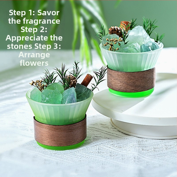 Üvegből készült aromaterápiás dísz, világos luxus stílus, hálószoba dekoráció