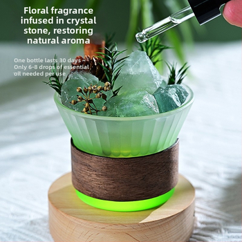 Üvegből készült aromaterápiás dísz, világos luxus stílus, hálószoba dekoráció