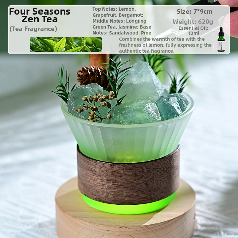 Üvegből készült aromaterápiás dísz, világos luxus stílus, hálószoba dekoráció