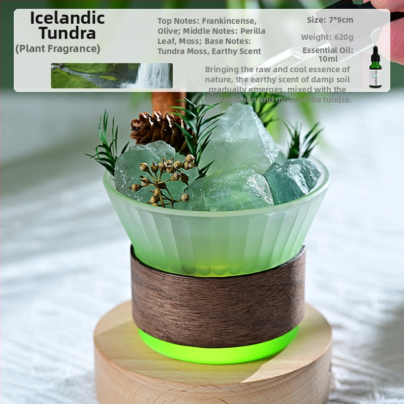 Üvegből készült aromaterápiás dísz, világos luxus stílus, hálószoba dekoráció