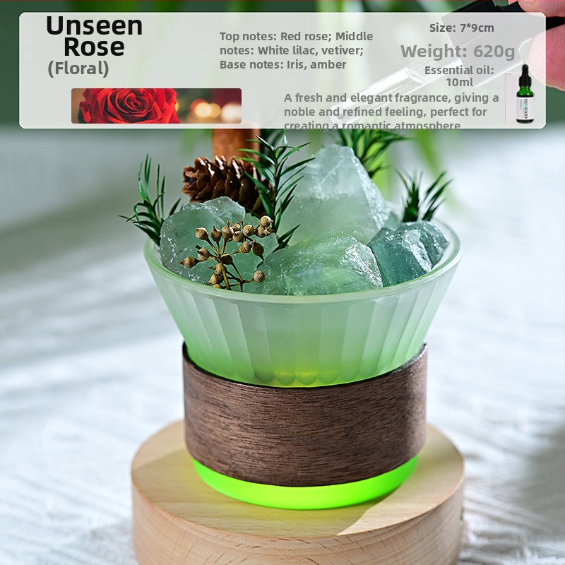 Üvegből készült aromaterápiás dísz, világos luxus stílus, hálószoba dekoráció