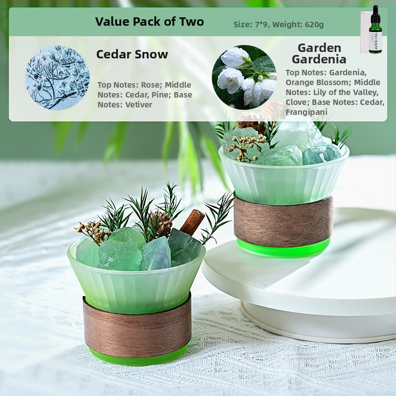 Üvegből készült aromaterápiás dísz, világos luxus stílus, hálószoba dekoráció