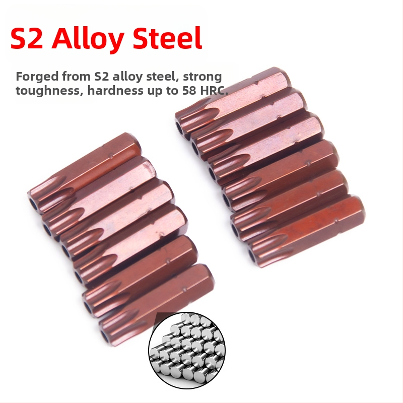 Šesťuholníkový magnetický bit pre elektrickú vŕtačku, 25 mm; Značka: Other; Materiál: Sandalwood