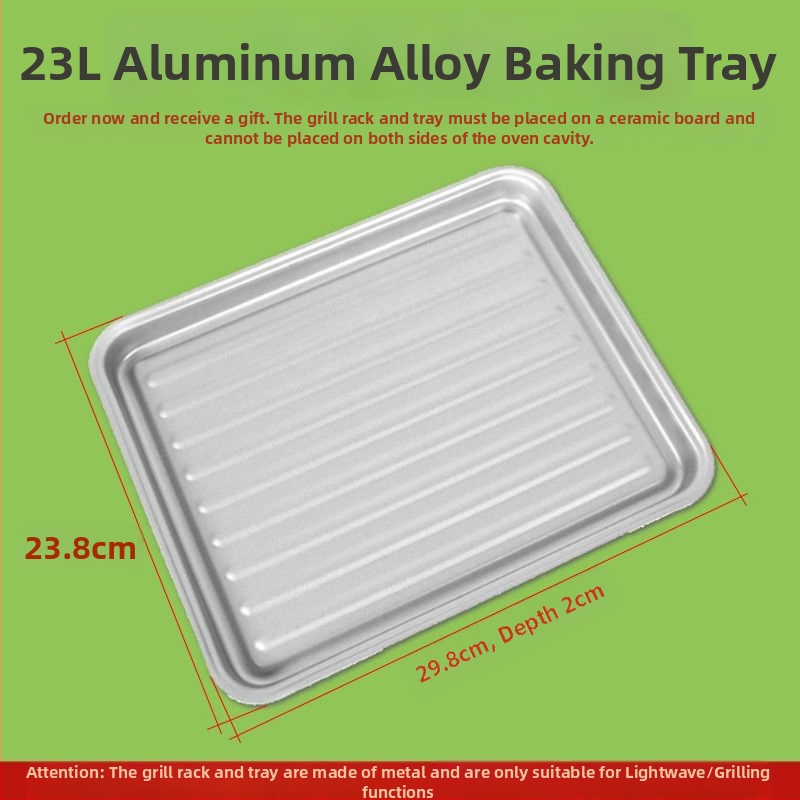 Mikrovalna gril posuda, kvadratna, od željeza, elektroforetski obrađena, sklopiva