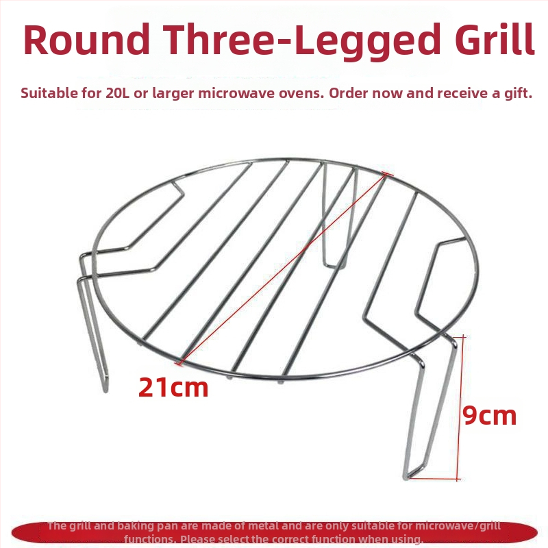 Mikrovalna gril posuda, kvadratna, od željeza, elektroforetski obrađena, sklopiva