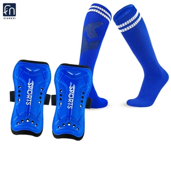 Футболни протекторни комплекти за крак със ремъци и дълги чорапи – пластмаса, код Htb02+zqw01, персонализируеми