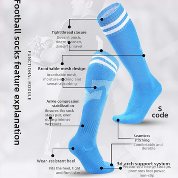 Футболни протекторни комплекти за крак със ремъци и дълги чорапи – пластмаса, код Htb02+zqw01, персонализируеми
