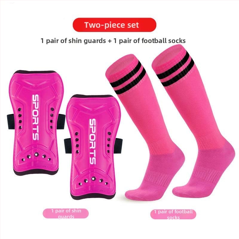 Футболни протекторни комплекти за крак със ремъци и дълги чорапи – пластмаса, код Htb02+zqw01, персонализируеми