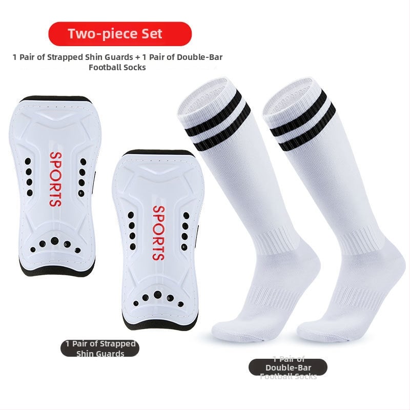 Футболни протекторни комплекти за крак със ремъци и дълги чорапи – пластмаса, код Htb02+zqw01, персонализируеми
