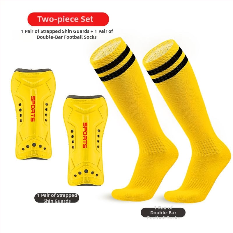 Футболни протекторни комплекти за крак със ремъци и дълги чорапи – пластмаса, код Htb02+zqw01, персонализируеми