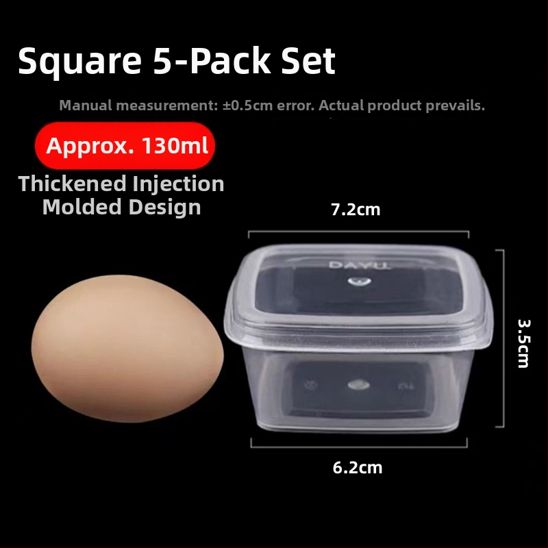 Plastové jednorazové misky na omáčku so viečkom, mikrovlnná kompatibilné, balenie 1000 ks