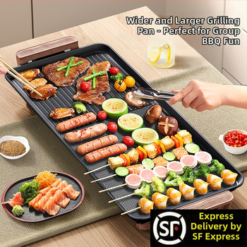 Električni roštilj s niskim dimom, unutarnji, korejskog stila, višefunkcionalni