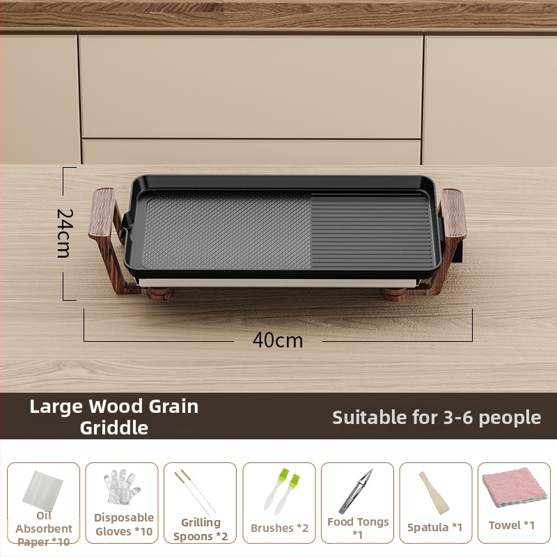 Električni roštilj s niskim dimom, unutarnji, korejskog stila, višefunkcionalni
