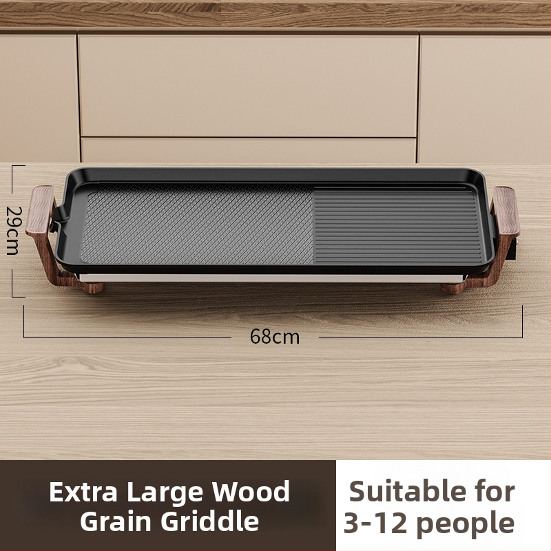 Električni roštilj s niskim dimom, unutarnji, korejskog stila, višefunkcionalni