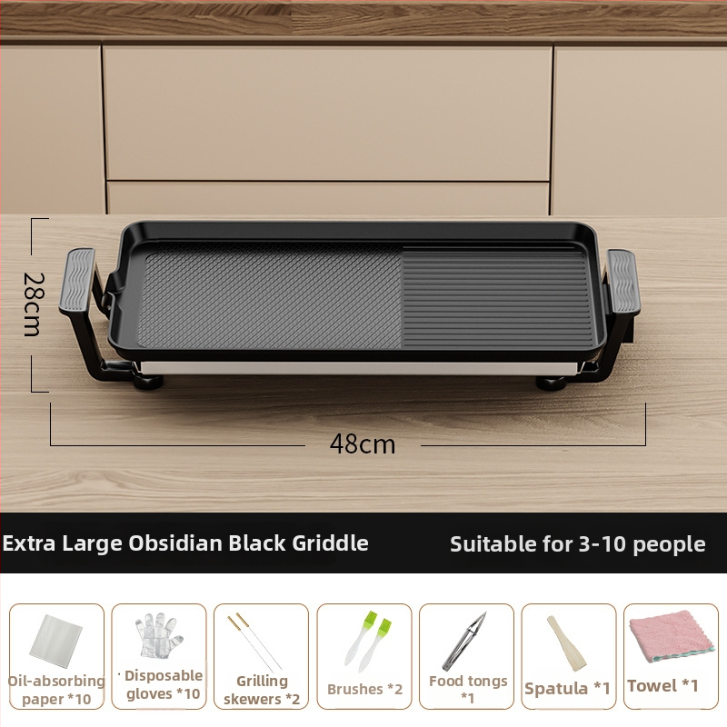 Električni roštilj s niskim dimom, unutarnji, korejskog stila, višefunkcionalni