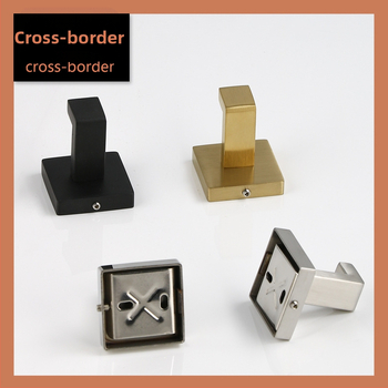 Rozsdamentes acél vállfa, falra szerelhető fürdőszobai kiegészítő, 5 kg teherbírás, csiszolt felület, modern minimalista dizájn