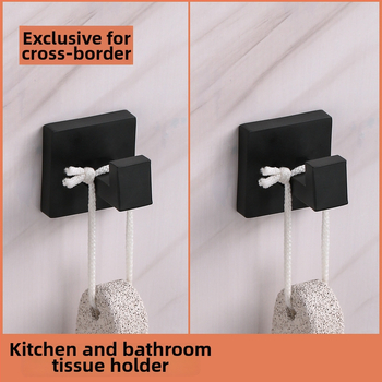 Rozsdamentes acél vállfa, falra szerelhető fürdőszobai kiegészítő, 5 kg teherbírás, csiszolt felület, modern minimalista dizájn