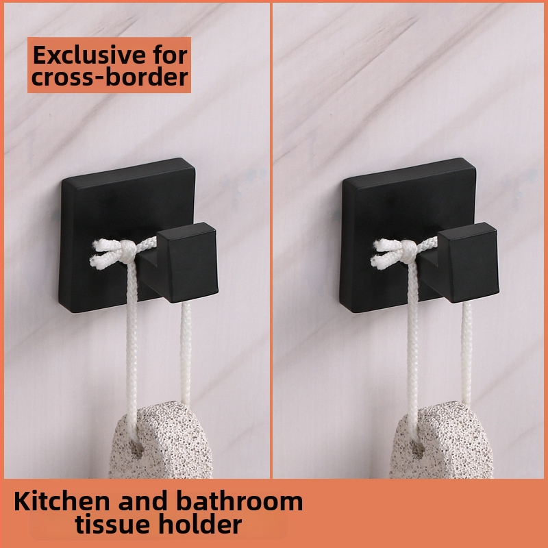 Nerezová oceľová vešiak na kabát, nástenný do kúpeľne, nosnosť 5 kg, brúsený povrch, moderný minimalistický dizajn