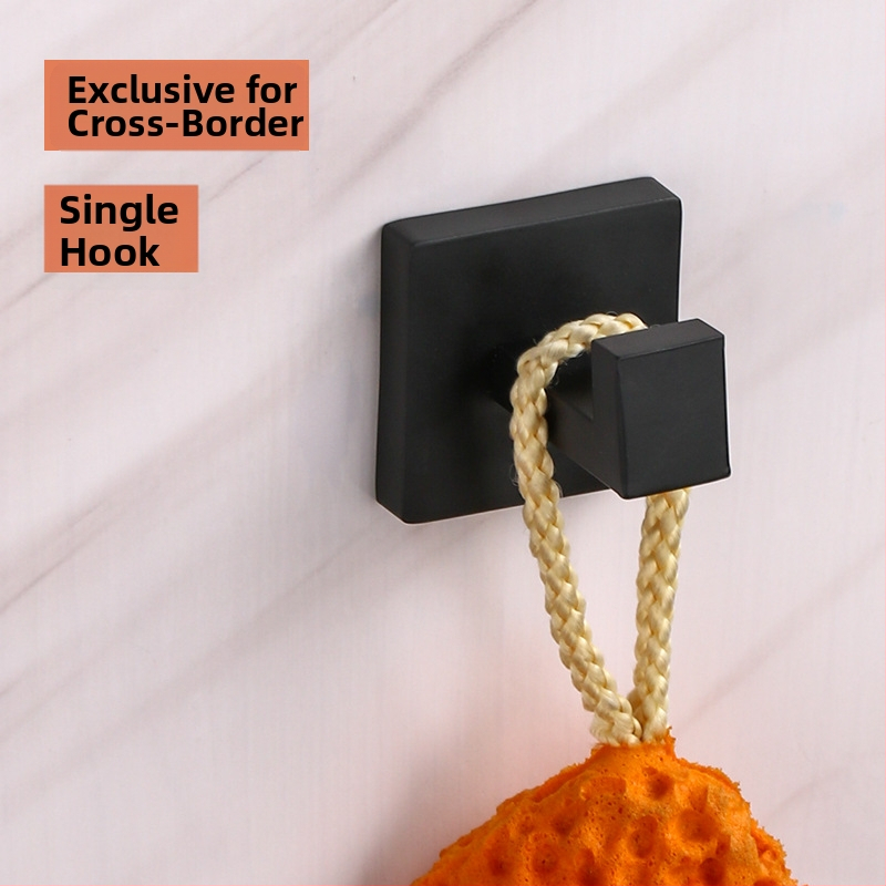 Nerezová oceľová vešiak na kabát, nástenný do kúpeľne, nosnosť 5 kg, brúsený povrch, moderný minimalistický dizajn