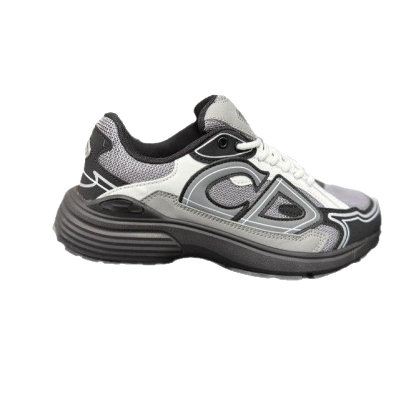 Unisex Dad Shoes D1001, upper din piele sintetică, respirabile, talpă din cauciuc, închidere cu șireturi