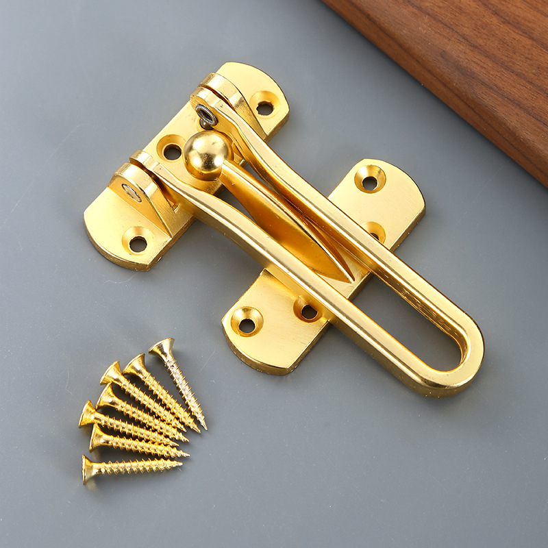 Ajtózár anti-lopás cink ötvözetből, elektroplattolt felület, stil kínai chinoiserie