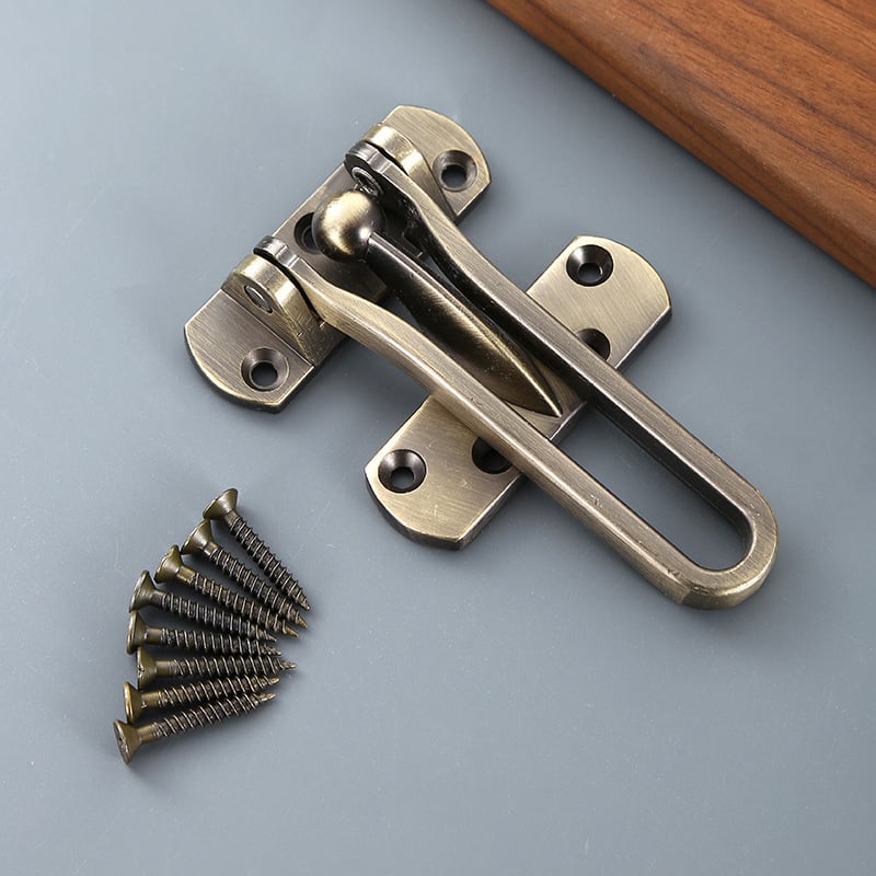 Ajtózár anti-lopás cink ötvözetből, elektroplattolt felület, stil kínai chinoiserie