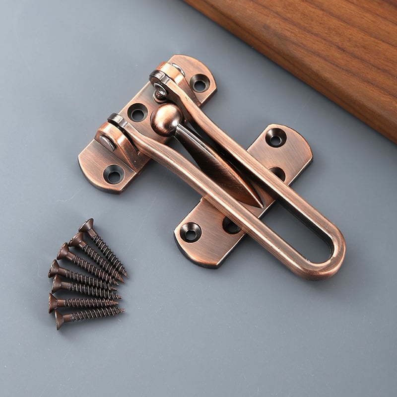 Ajtózár anti-lopás cink ötvözetből, elektroplattolt felület, stil kínai chinoiserie