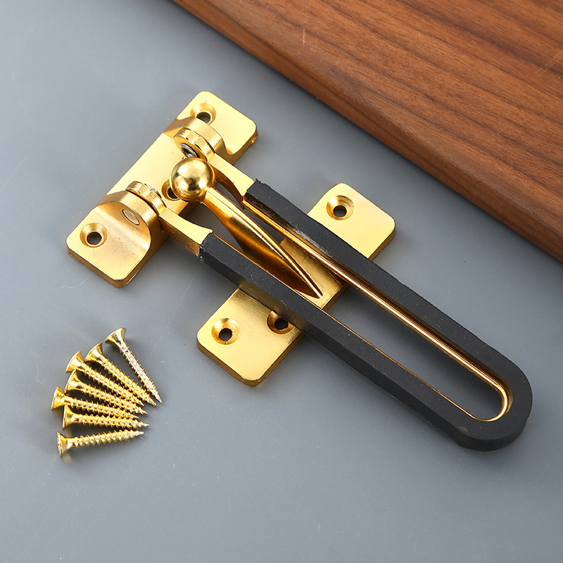 Ajtózár anti-lopás cink ötvözetből, elektroplattolt felület, stil kínai chinoiserie