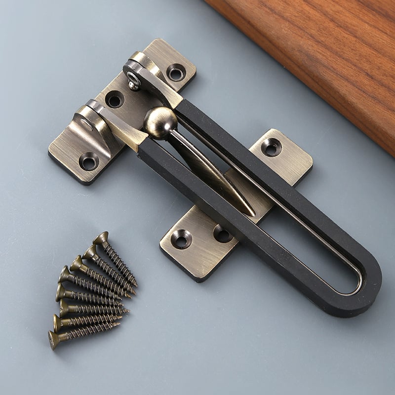 Ajtózár anti-lopás cink ötvözetből, elektroplattolt felület, stil kínai chinoiserie