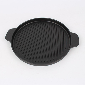 Debela kružna ploča za roštilj od lijevanog željeza, s elektroforetskim premazom i sklopivim dizajnom