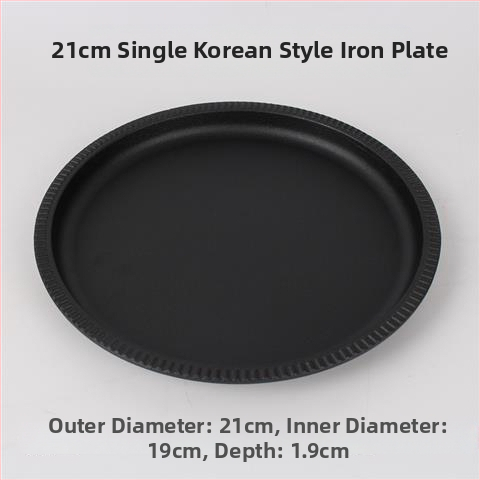 Debela kružna ploča za roštilj od lijevanog željeza, s elektroforetskim premazom i sklopivim dizajnom