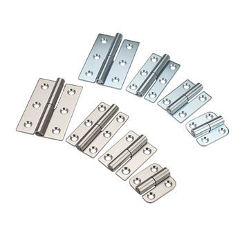 Leválasztható csukló szekrényekhez — sík, ipari összecsukható hardver, 304 rozsdamentes acél, 2 mm vastagság, elektroplattolt felület