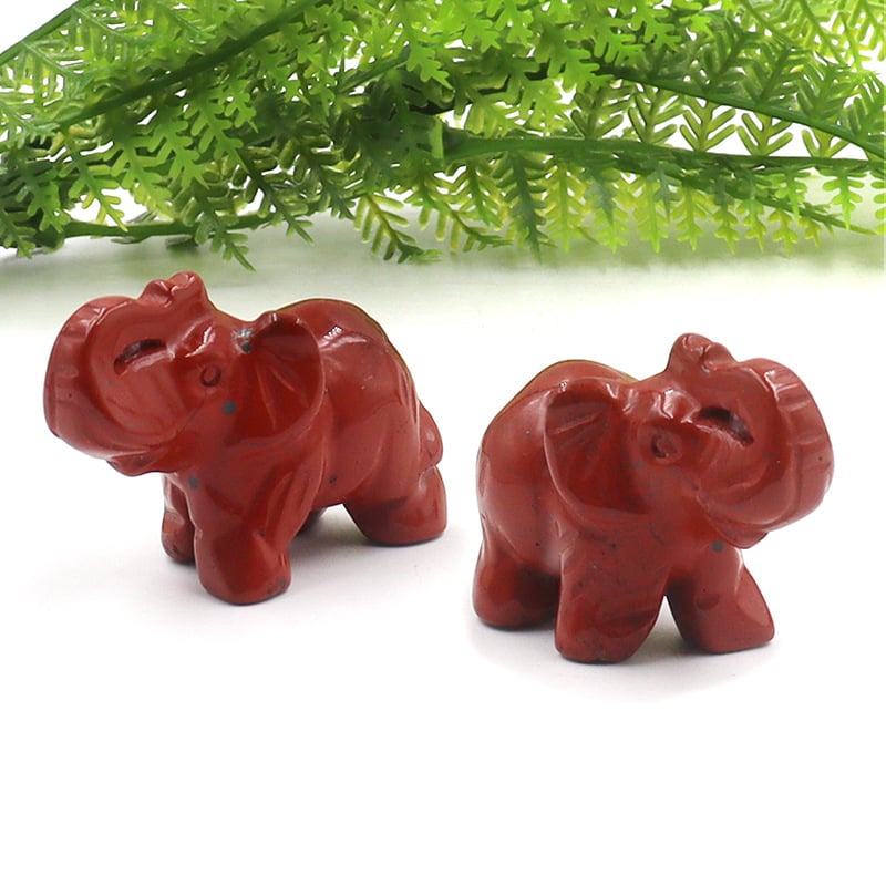 Διακοσμητικό ελέφαντας από οψιδιαν, σκαλισμένο και γυαλισμένο, με δυνατότητα προσαρμογής, σε ζωικό σχήμα