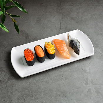 Меламиново правоъгълно сервиращо блюдо за гореща пот и барбекю, китайски стил, спрей-финиш