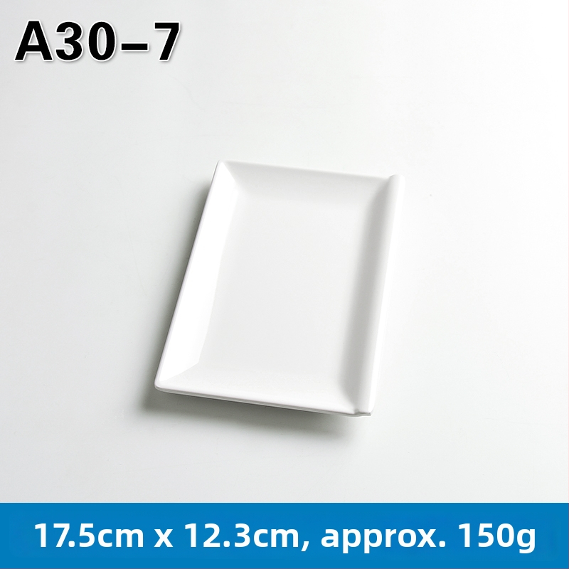 Melamínový obdĺžnikový tanier na hot pot a barbecue, čínskeho štýlu, náter striekaný