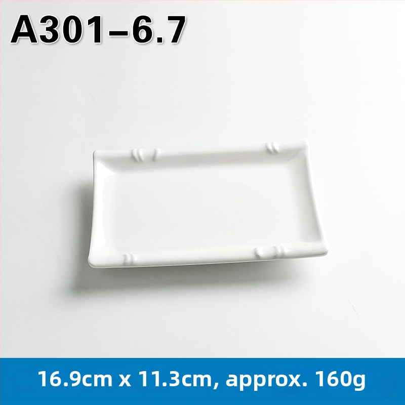 Melamínový obdĺžnikový tanier na hot pot a barbecue, čínskeho štýlu, náter striekaný