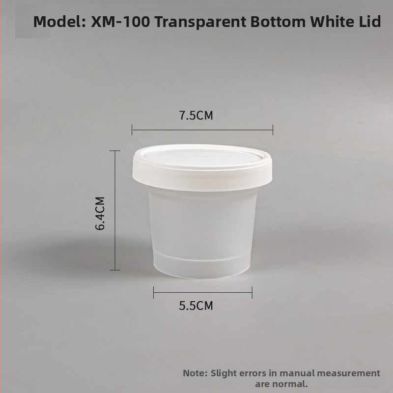 Jednorazová krabička na obed so viečkom, guľatý tvar, PP materiál, mikrovlnná rúra vhodná, vhodná na zmrazenie.