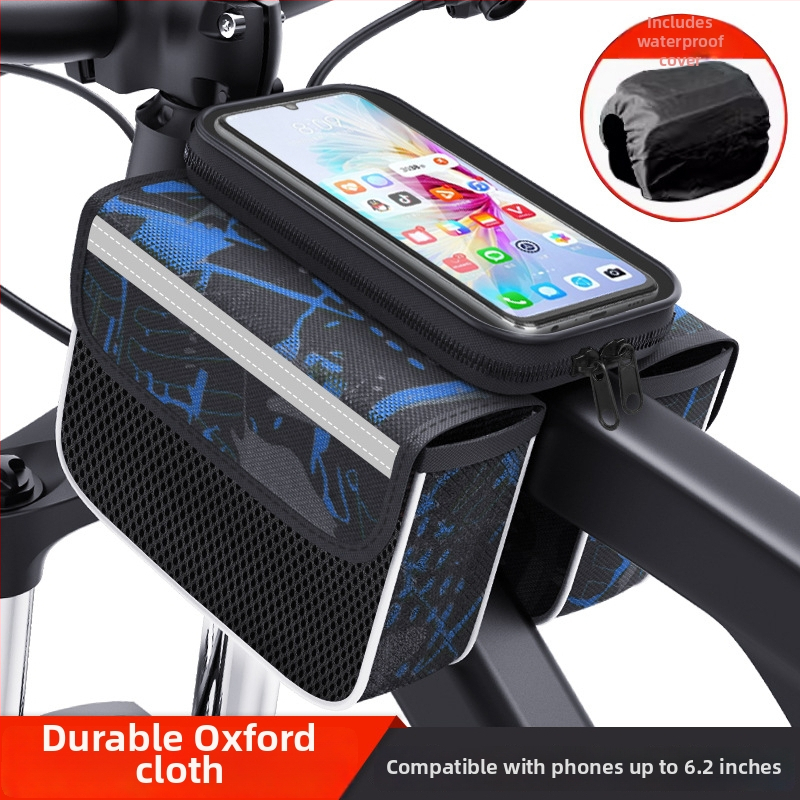 Taška na hornú rám bicykla, nepremokavá, 5 l, model ylqb001, pre horské kolo